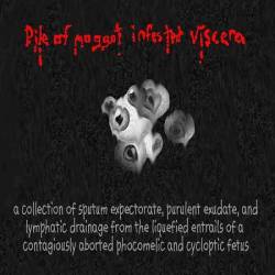 Pile Of Maggot Infested Viscera : A Collection of Sputum Expectorate...